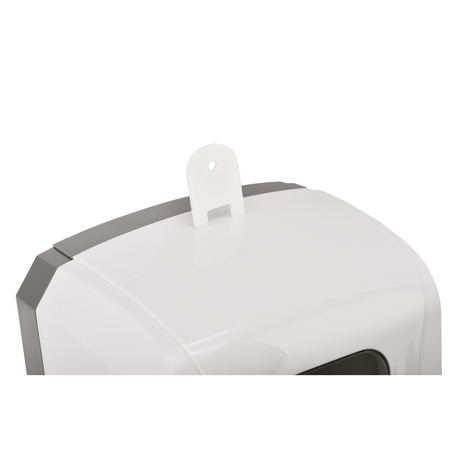 Alpine Industries Liquid Hand Sanitizer/Soap Dispenser, Floor Stand, 1200 mL, White 430-L-S